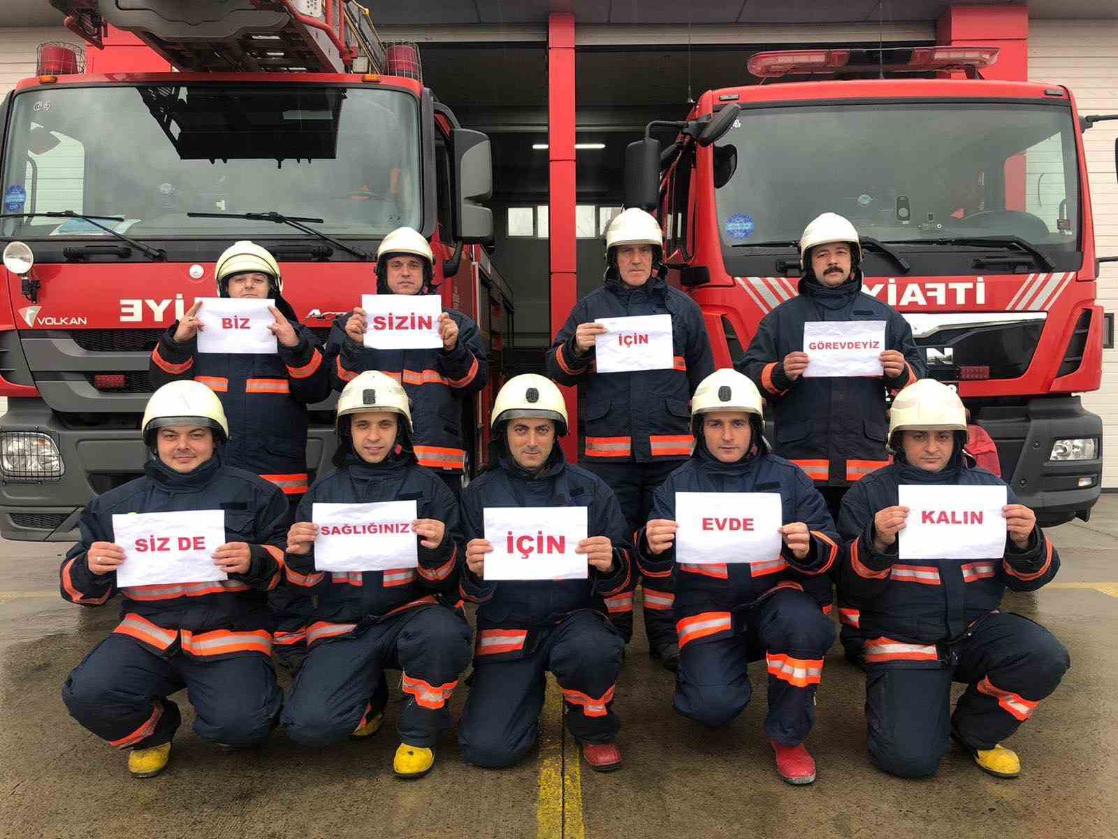 İTFAİYEDEN “EVDE KALANLARA” UYARI